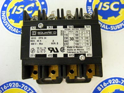 <b>Square D - </b>8910 DPA34 Contactor